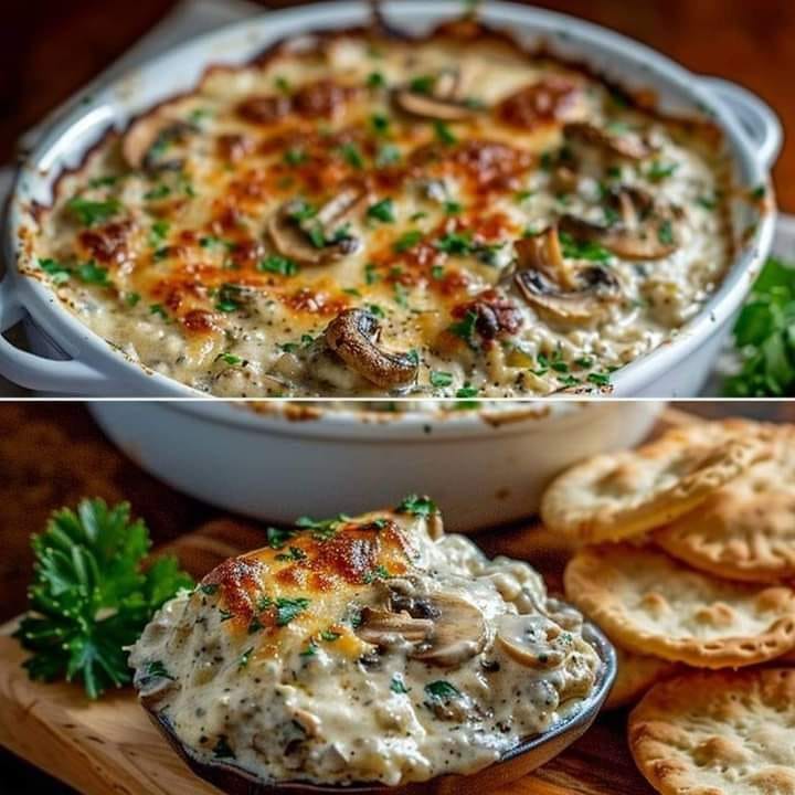 Molho de Cogumelos Recheados