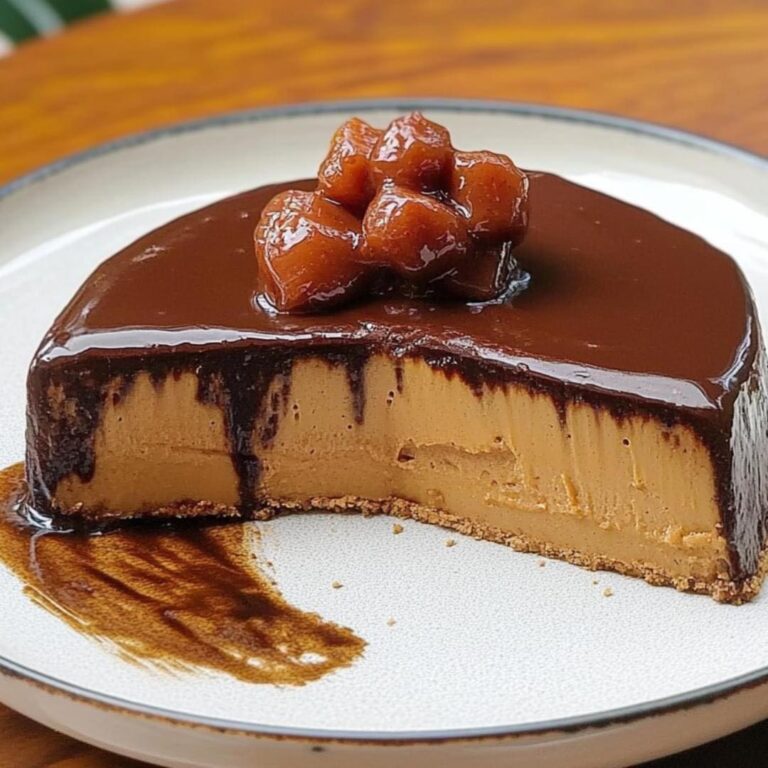 Pudim de café com chocolate