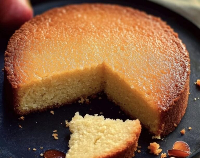 Bolo com compota de maçã