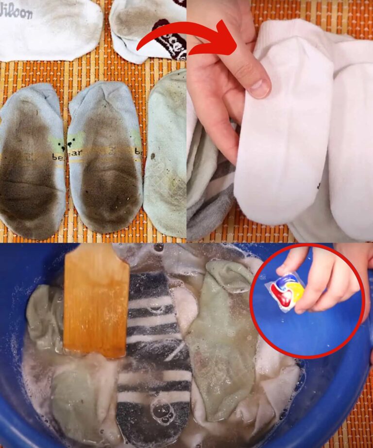 O truque perfeito da minha sogra para lavar as meias e voltar a deixá-las brancas como a neve: Igual às da loja!