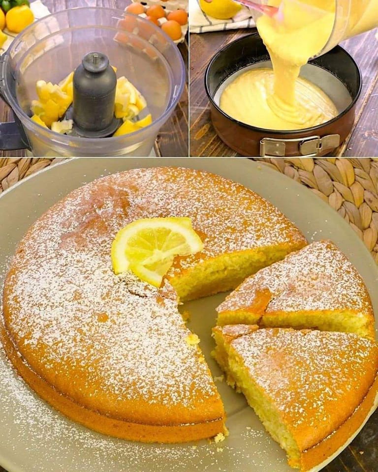 Bolo de limão, pronto em 5 minutos: