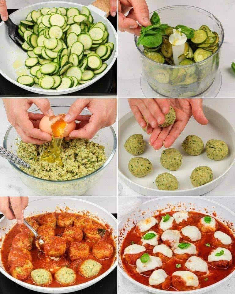 curgete em molho de tomate