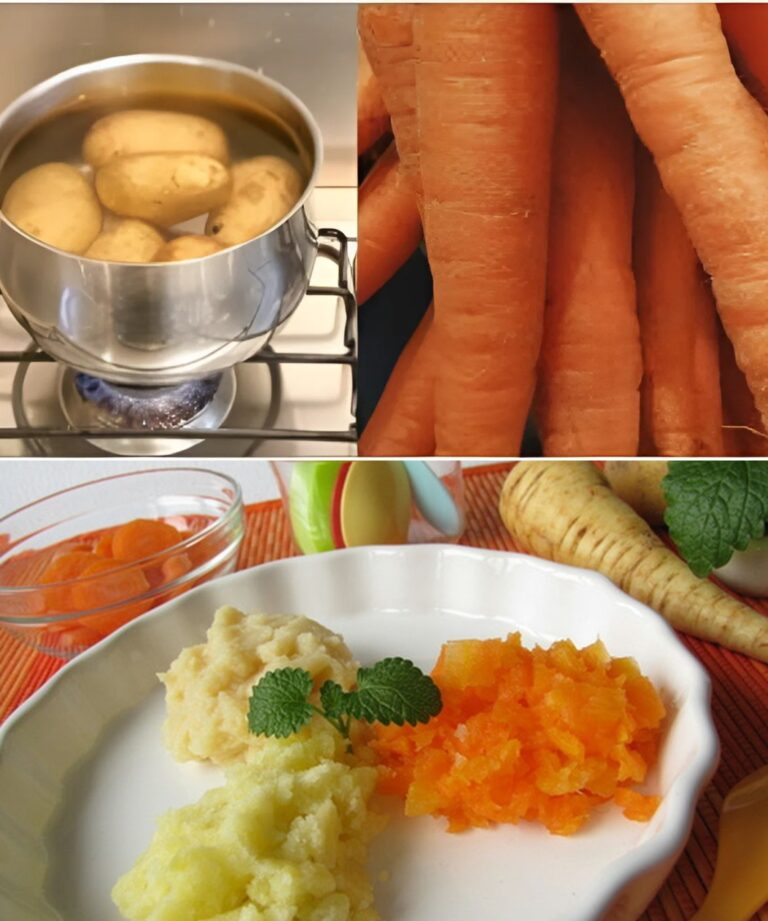 De agora em diante vou cozinhar batatas juntamente com cenouras! É uma pena que não soubesse disto antes!