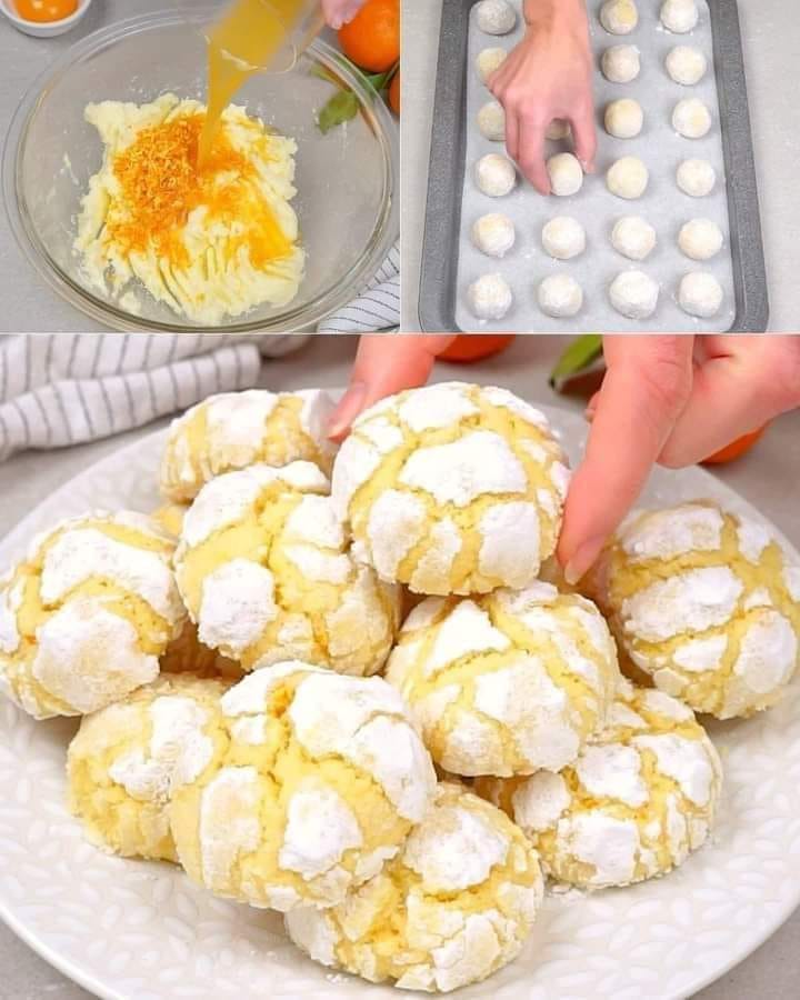 Bolachas de tangerina