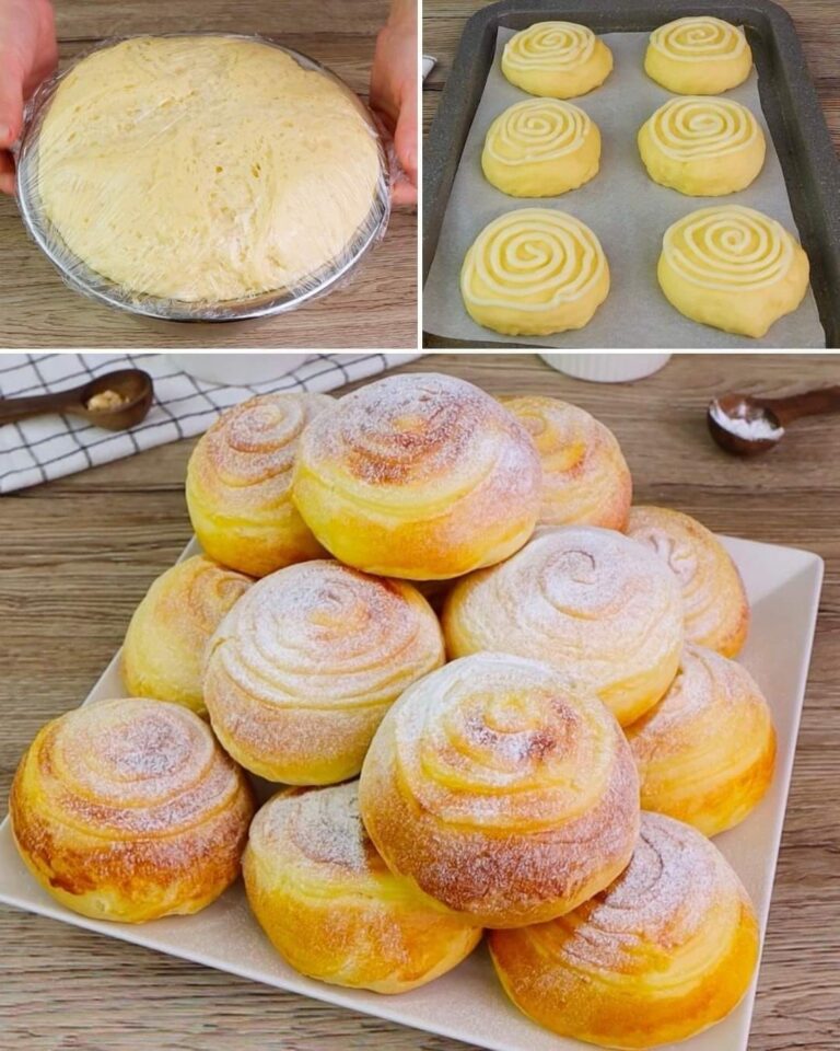 Pãezinhos de creme macio INGREDIENTES