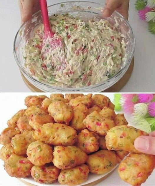 Delicioso! Aqui fica uma receita para fazer bolinhos de bacalhau: