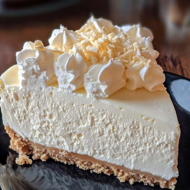 Cheesecake com chantilly de marshmallow