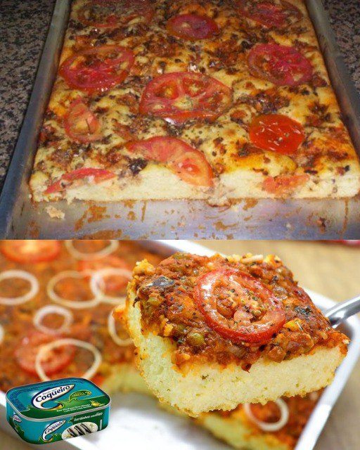 Torta de Sardinha dos anos 80 , ideal para servir no lanche da tarde