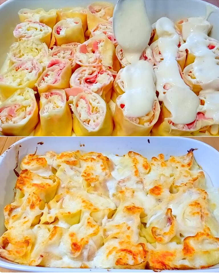 Rolinhos de lasanha branca: a receita para um primeiro prato deslumbrante