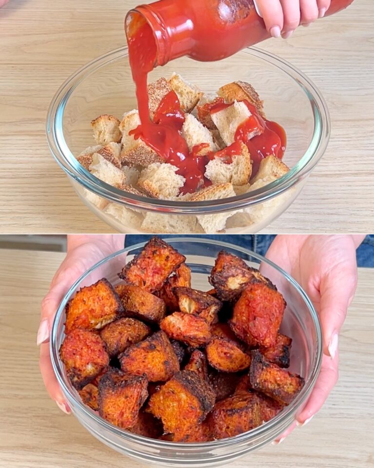 pizzaiola pão croutons
