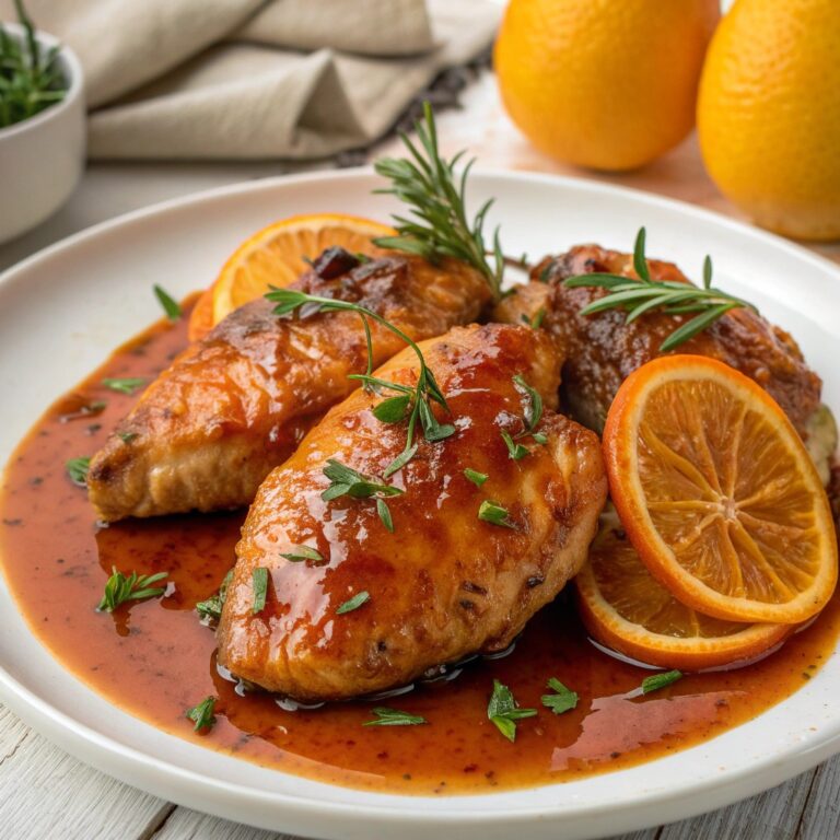 Frango com Laranja e Balsâmico