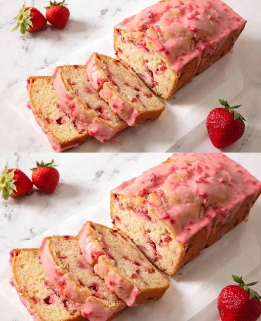 Pão de aveia e morango