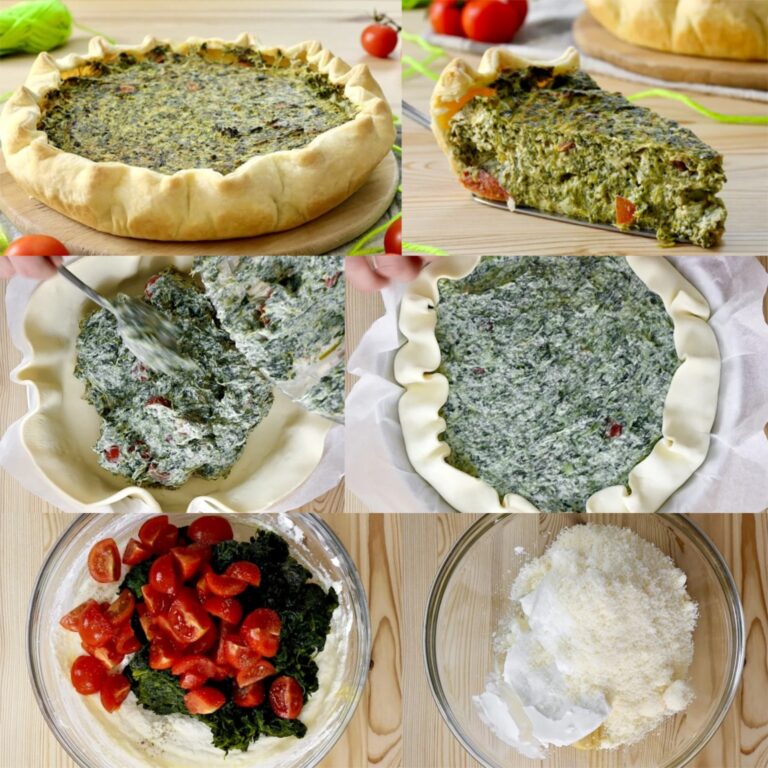 Tarte Salgada de Tomate Cereja e Ricota