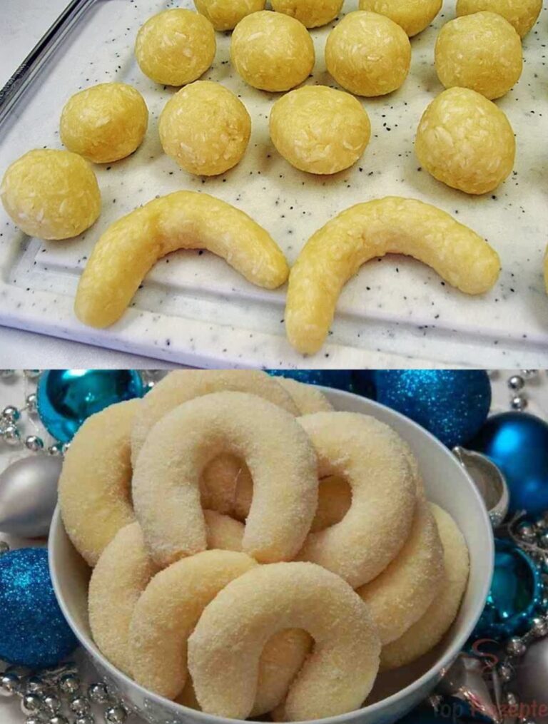 Croissants de creme de coco com potencial viciante!