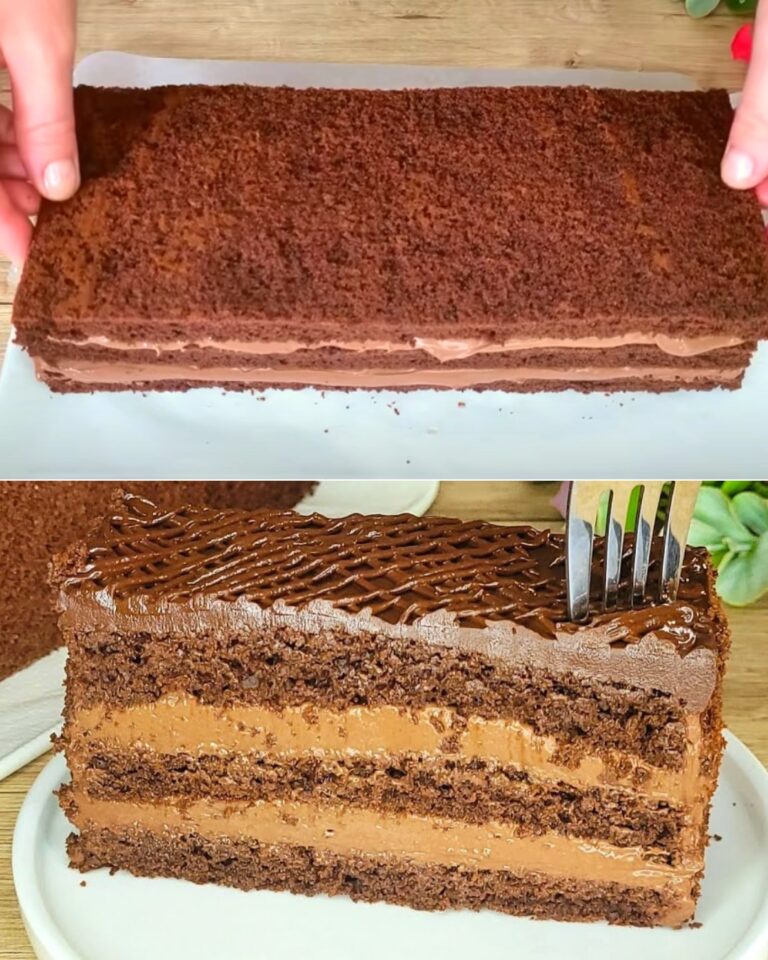 Bolo de chocolate com creme de cacau: simples, macio e delicioso
