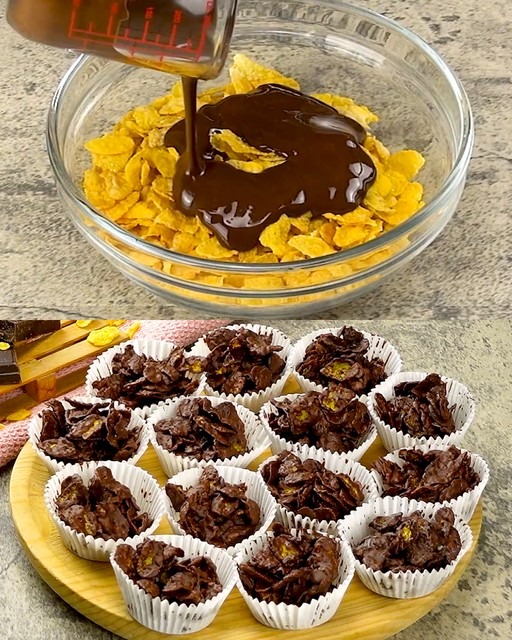 Bolos de Chocolate Cornflake: Mordidas Simples que Toda a Sua Família Vai Adorar