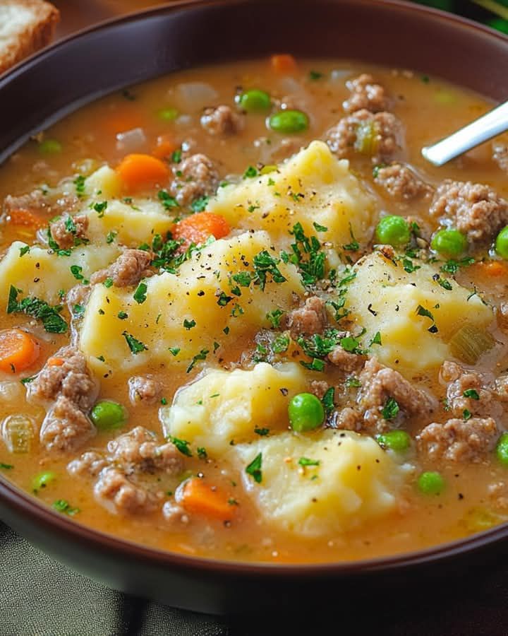 Sopa de Torta de Pastor 🥣🍲✨