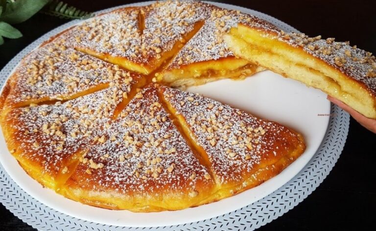 Pão doce recheado com alperces e coco