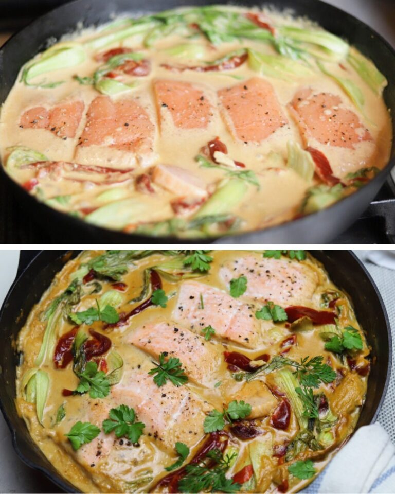 Caril Verde de Salmão (Thai) 🐟