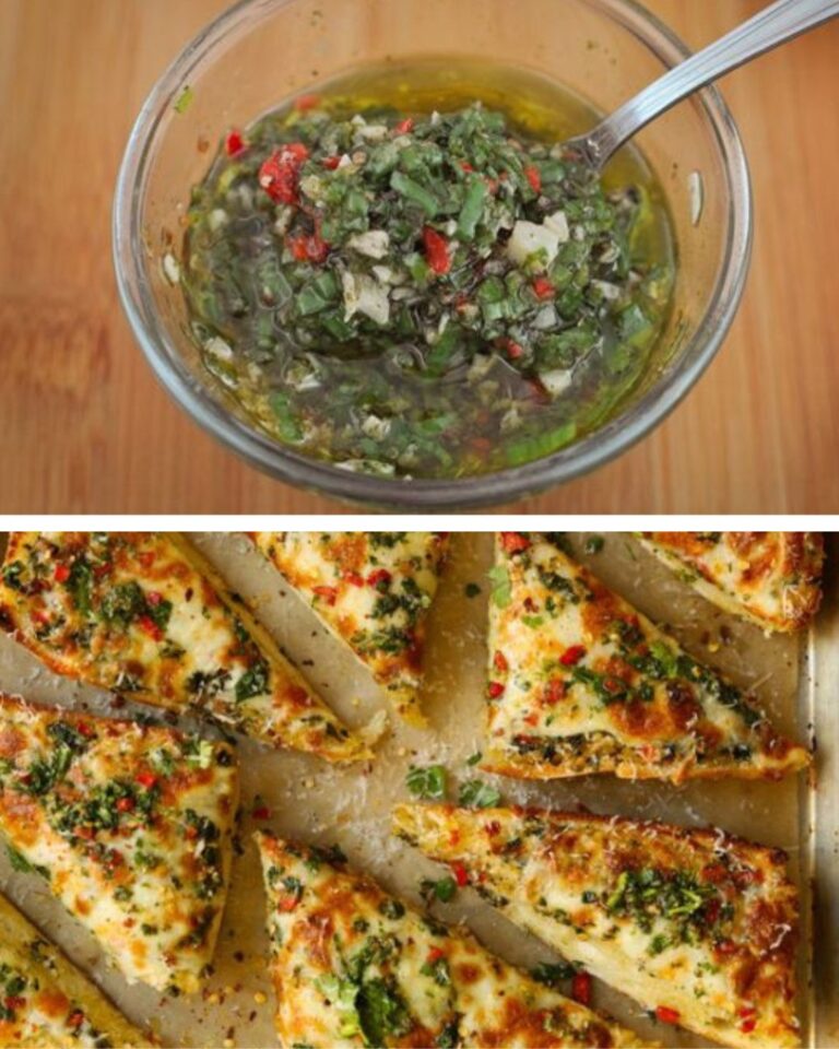  Pão de Alho Chimichurri: Uma Explosão de Sabor 