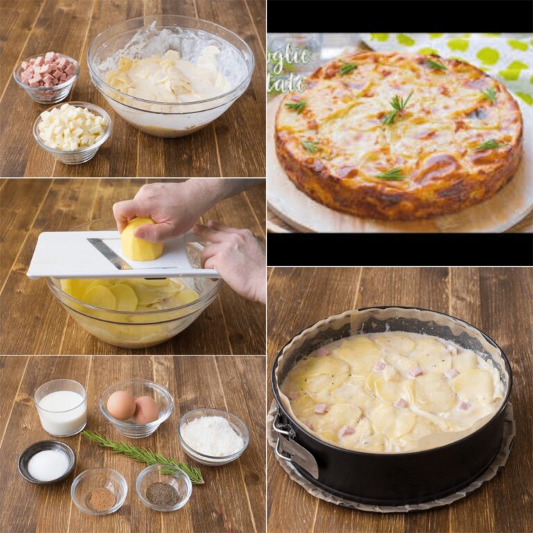 Bolo de mil-folhas de batata