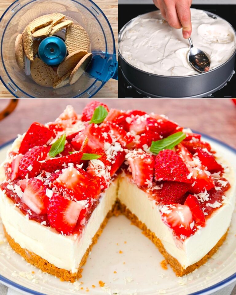 Cheesecake de morango sem cozer: a receita fácil para uma sobremesa doce, mas ácida
