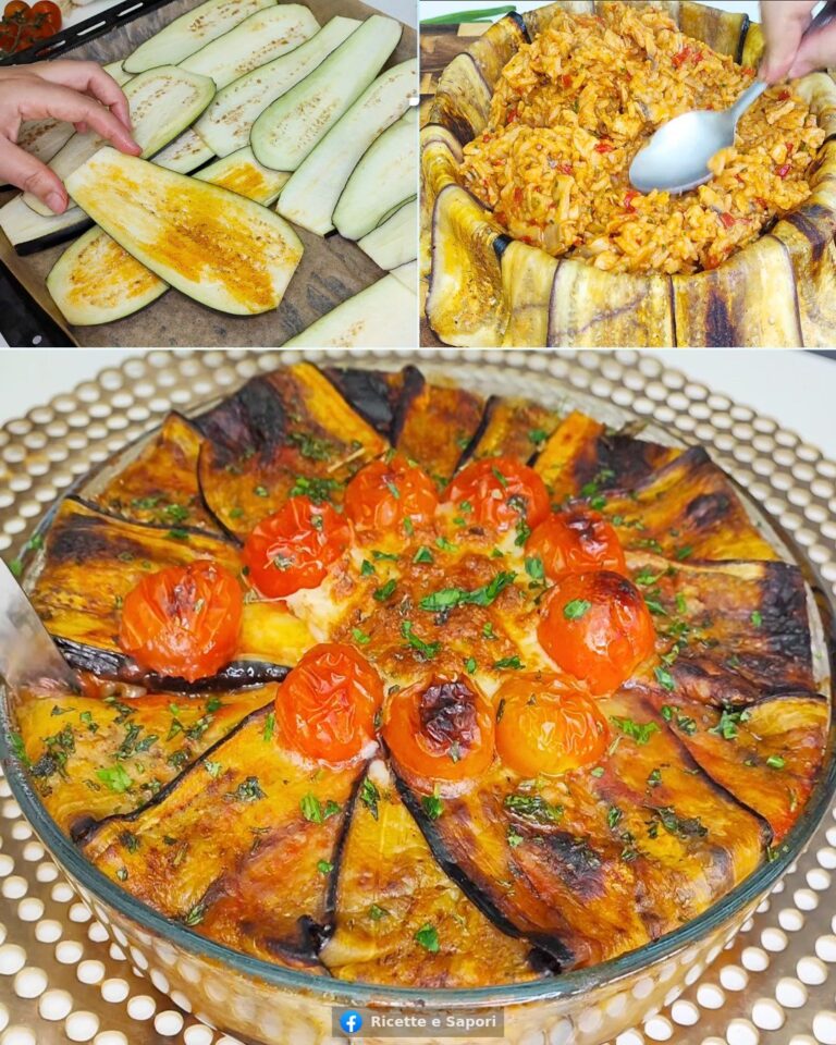 Pudim de beringela com frango e arroz: a receita para preparar uma refeição saborosa