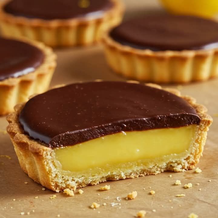 Tarte de Limão com Chocolate – Uma combinação irresistível! 🍫🍋