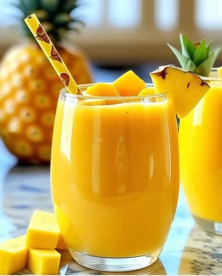 Batido de Manga com Ananás 🍍🥭