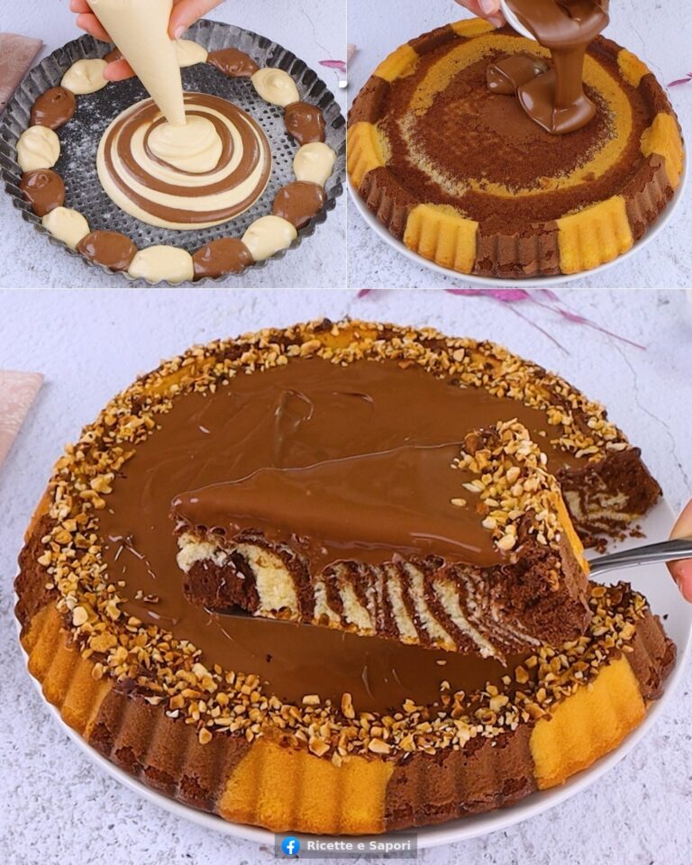 Bolo de zebra com creme de avelã: a receita para uma sobremesa bicolor fácil e deliciosa
