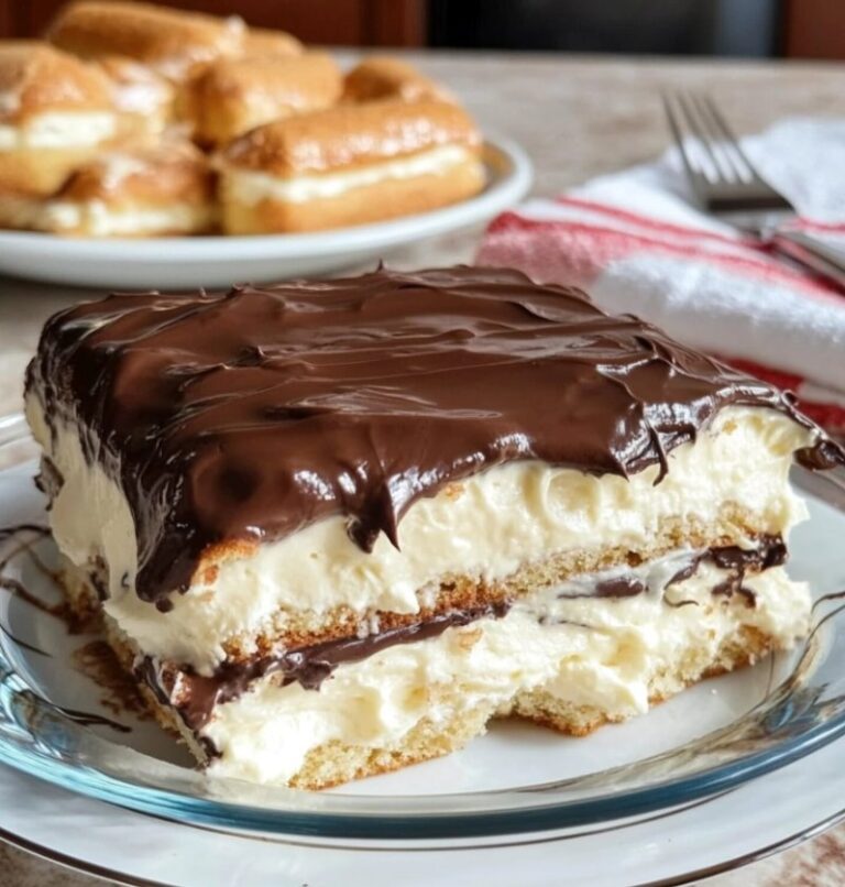 Bolo de chocolate éclair