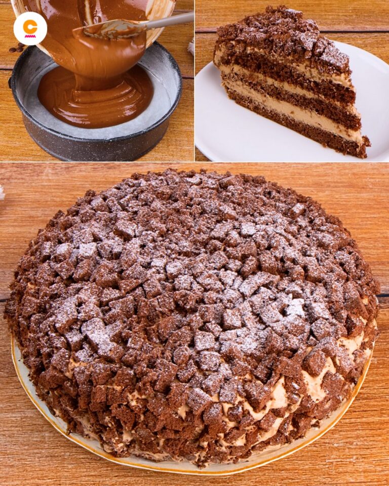 Bolo de chocolate mimosa