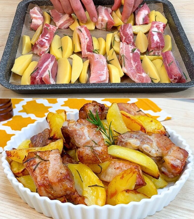 Costelinha de porco assada