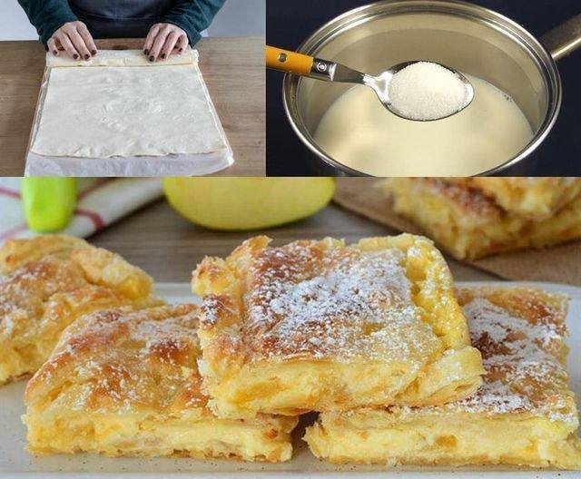Para o diabo são os deliciosos! Apfelpudding Schnitten die wirklich immer gelingen!