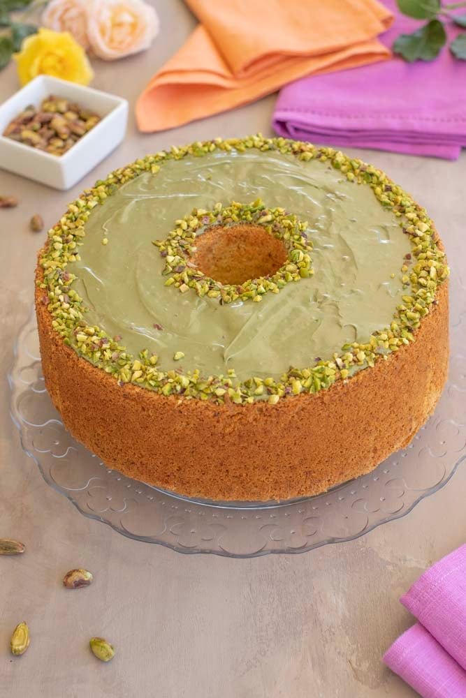 Bolo Chiffon de Pistácio