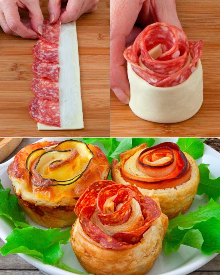 Rosas Salgadas de Massa Folhada: A Receita para um Saboroso e Espetacular Aperitivo