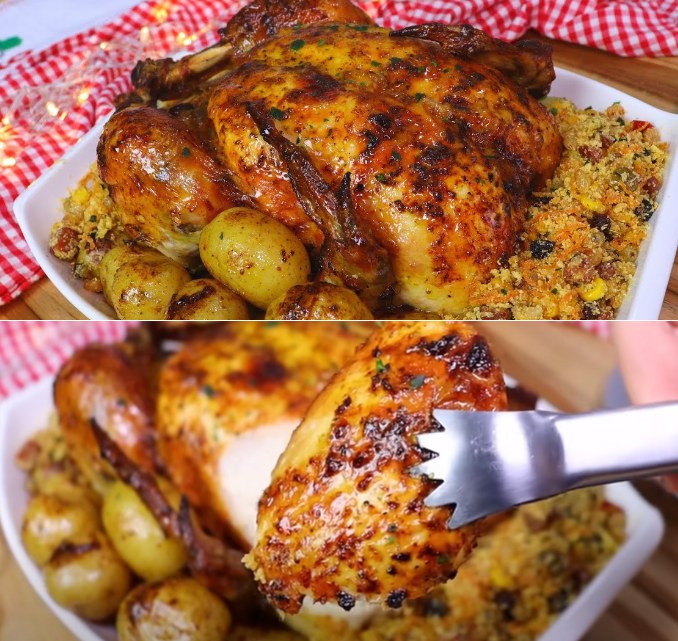 Frango Recheado Uma Delícia Sofisticada e Fácil de Preparar.