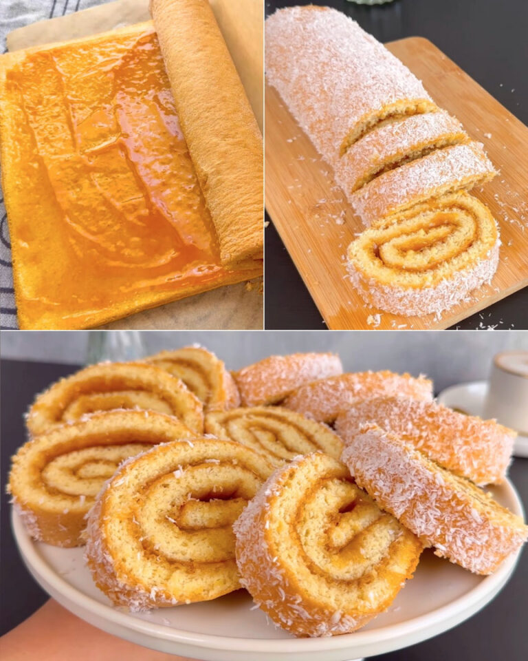 Rolinhos de geleia macios