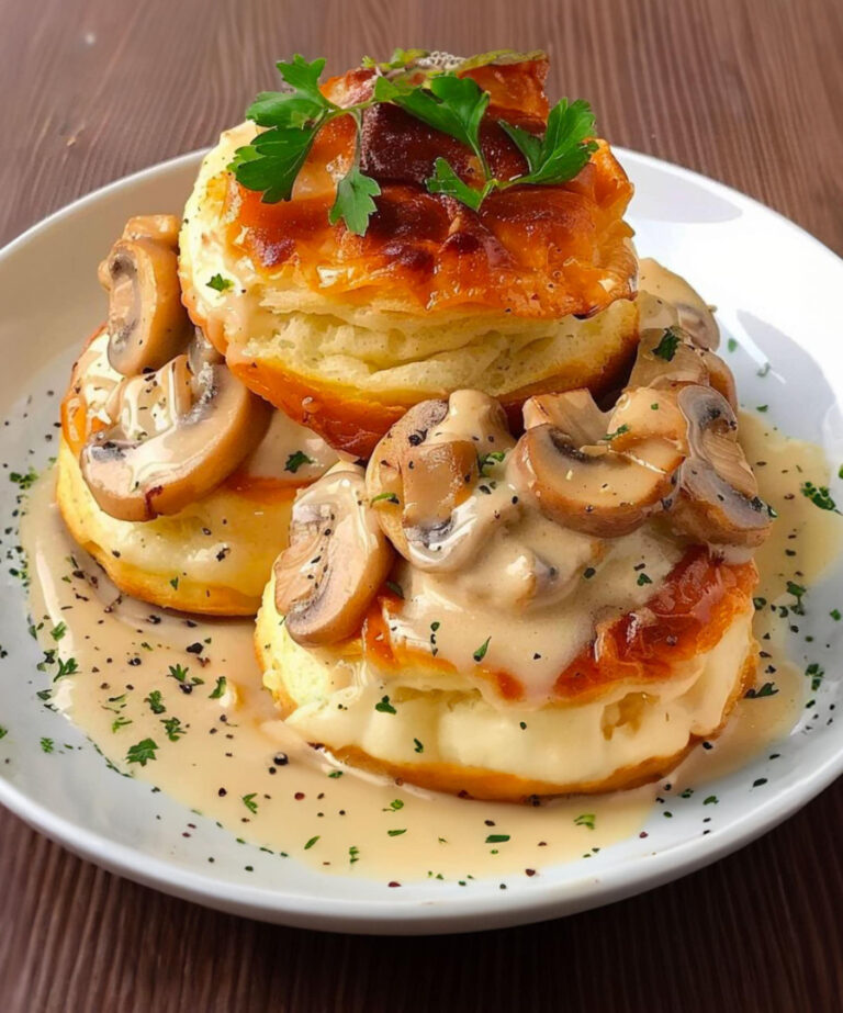 Vol-au-Vent de Frango e Cogumelos